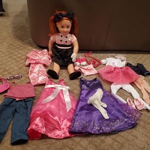 Our Generation Doll Joy with outfits